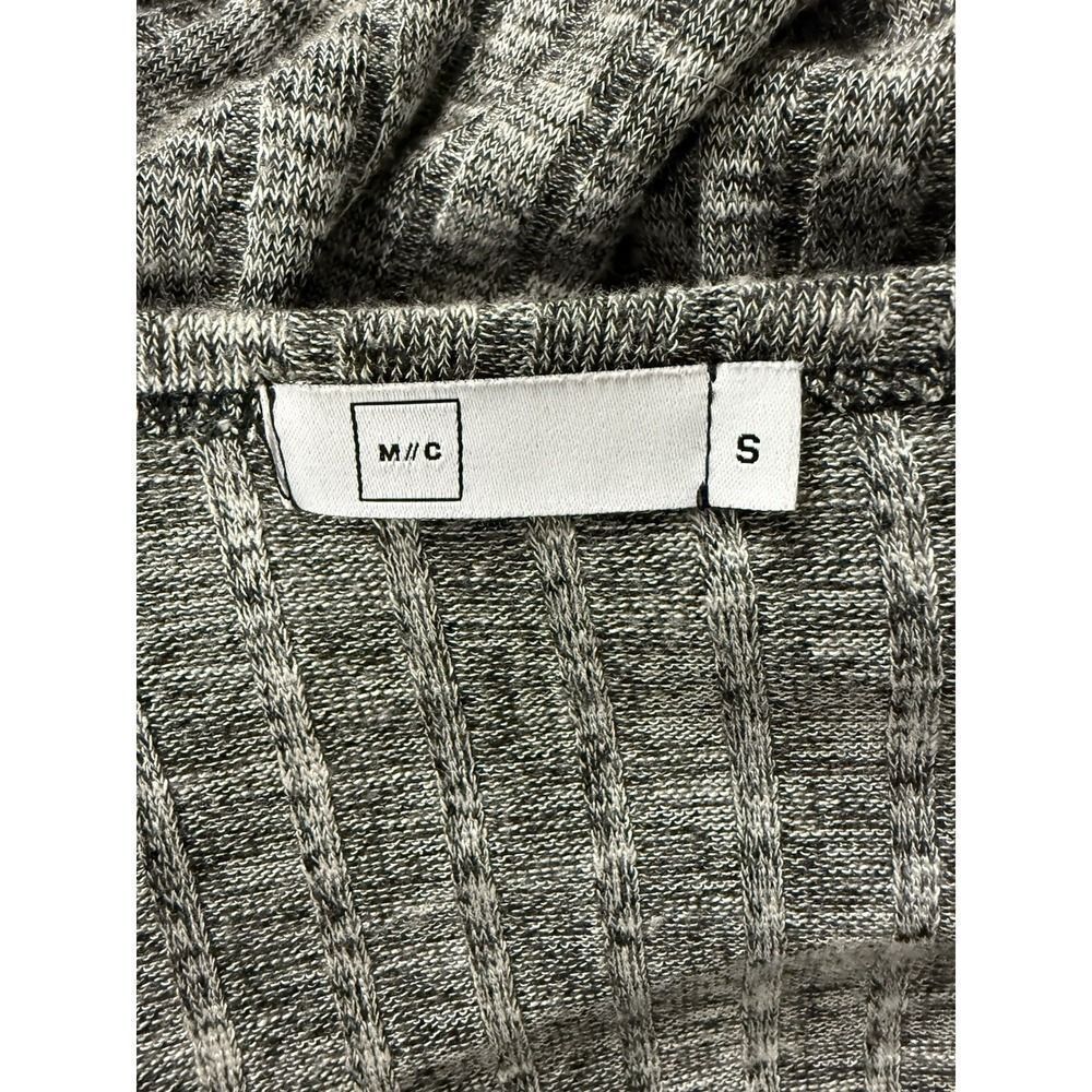 M C Michelle By Comune Grey Ribbed Long Sleeve Sweater. Womens. Sz S - Picture 5 of 11